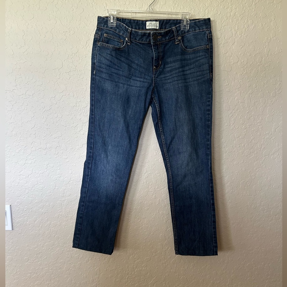 Aeropostale Blue skinny Straight Leg Jeans